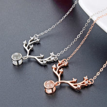 Load image into Gallery viewer, Women Fashion S925 Sterling Silver 100 Languages I Love You Memory Stone Pendant Necklace