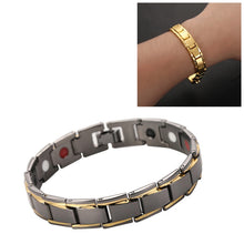 Load image into Gallery viewer, Men Detachable Titanium Steel Magnetic Therapy Bracelet Jewelry