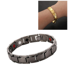 Load image into Gallery viewer, Men Detachable Titanium Steel Magnetic Therapy Bracelet Jewelry