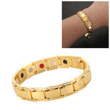 Load image into Gallery viewer, Men Detachable Titanium Steel Magnetic Therapy Bracelet Jewelry