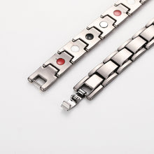Load image into Gallery viewer, Men Detachable Titanium Steel Magnetic Therapy Bracelet Jewelry