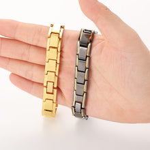Load image into Gallery viewer, Men Detachable Titanium Steel Magnetic Therapy Bracelet Jewelry