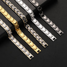 Load image into Gallery viewer, Men Detachable Titanium Steel Magnetic Therapy Bracelet Jewelry