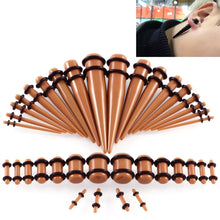 Load image into Gallery viewer, 36PCS Unisex Acrylic Ear Expansion Ear Extender 14G-00G Accessories Set