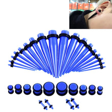 Load image into Gallery viewer, 36PCS Unisex Acrylic Ear Expansion Ear Extender 14G-00G Accessories Set