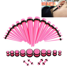 Load image into Gallery viewer, 36PCS Unisex Acrylic Ear Expansion Ear Extender 14G-00G Accessories Set