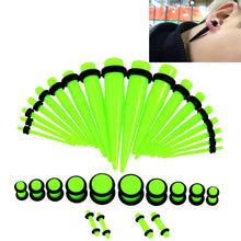 Load image into Gallery viewer, 36PCS Unisex Acrylic Ear Expansion Ear Extender 14G-00G Accessories Set