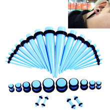 Load image into Gallery viewer, 36PCS Unisex Acrylic Ear Expansion Ear Extender 14G-00G Accessories Set