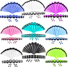 Load image into Gallery viewer, 36PCS Unisex Acrylic Ear Expansion Ear Extender 14G-00G Accessories Set