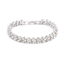 Load image into Gallery viewer, Glamorous Female Crystal Bracelet with Artificial Diamond Inlaid for Wedding, Engagement, Mother`s Day And Birthday Gift, Diameter: 5.25 cm, Perimeter:16.5 cm, Gold, Rose Gold, Silver