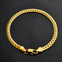 Load image into Gallery viewer, Hot Fashion Jewelry Simple 18k Yellow Gold Bracelet(Gold)