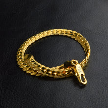 Load image into Gallery viewer, Hot Fashion Jewelry Simple 18k Yellow Gold Bracelet(Gold)