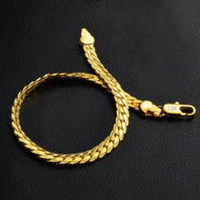 Load image into Gallery viewer, Hot Fashion Jewelry Simple 18k Yellow Gold Bracelet(Gold)