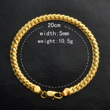 Load image into Gallery viewer, Hot Fashion Jewelry Simple 18k Yellow Gold Bracelet(Gold)
