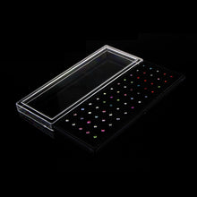 Load image into Gallery viewer, 60 PCS Color Mixed Diamond Shape Stainless Steel Nose Stud Rings L Shaped Piercing Jewelry,Pin Length: 7mm, pin diameter: 0.6mm (Color), Colour (60 PCS), White (60 PCS)
