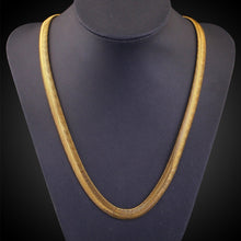 Load image into Gallery viewer, Minimalist Fashion Neutral Flat Snake Personality Necklace(Gold)