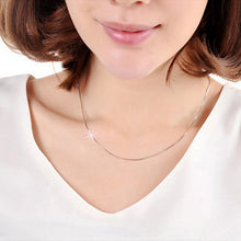 Load image into Gallery viewer, 1MM Personality Fashion Silver Plated Snake Bone Chain(Silver length:26 inch), length:26 inch