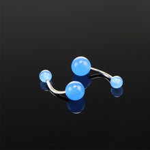 Load image into Gallery viewer, 7pcs Night Fluorescent Acrylic Belly Button Ring Random Color Delivery