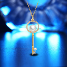 Load image into Gallery viewer, Summer Trend Diamond Shape Bead Key Necklace for Female