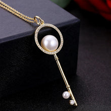 Load image into Gallery viewer, Summer Trend Diamond Shape Bead Key Necklace for Female