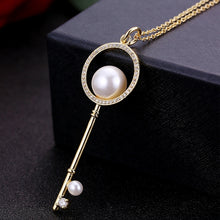Load image into Gallery viewer, Summer Trend Diamond Shape Bead Key Necklace for Female