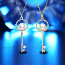 Load image into Gallery viewer, Summer Trend Diamond Shape Bead Key Necklace for Female