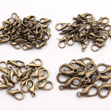 Load image into Gallery viewer, 1000 PCS 12mm DIY Jewelry Accessories High-quality Alloy Lobster Claw, 1000 PCS