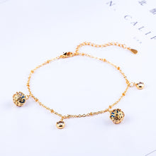 Load image into Gallery viewer, Fashion Lady Beaded Zircon Adjustable All-match Bracelet Bride Wedding Gold-plated Bracelet(Gold)