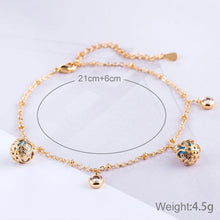 Load image into Gallery viewer, Fashion Lady Beaded Zircon Adjustable All-match Bracelet Bride Wedding Gold-plated Bracelet(Gold)