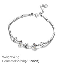 Load image into Gallery viewer, Simple Sweet Frangipani Five-leafed Flower Bracelet Flower Couple Bracelet
