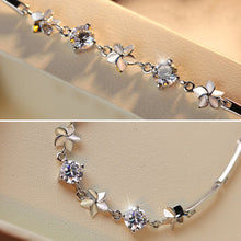 Load image into Gallery viewer, Simple Sweet Frangipani Five-leafed Flower Bracelet Flower Couple Bracelet