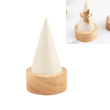 Load image into Gallery viewer, Circular Cone Log Rings Bracelets Jewelry Rack Storage Display Stand, Size: S, Size: S