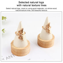 Load image into Gallery viewer, Circular Cone Log Rings Bracelets Jewelry Rack Storage Display Stand, Size: S, Size: S