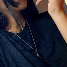 Load image into Gallery viewer, 2 PCS MN4008 Heart Photo Box Pendant Temperature Sensitive Discoloration Necklace Jewelry