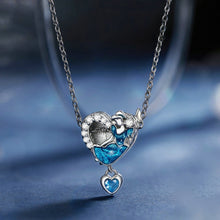 Load image into Gallery viewer, SCC2533 S925 Sterling Silver Necklace Pendant Accessories Prom Girl Heart Shape DIY Beads, SCC2533