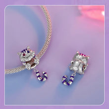 Load image into Gallery viewer, SCC2529 Sterling Silver S925 Fantasy Magic Cat Pendant Accessories DIY Bracelet Beads, SCC2529