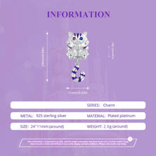 Load image into Gallery viewer, SCC2529 Sterling Silver S925 Fantasy Magic Cat Pendant Accessories DIY Bracelet Beads, SCC2529