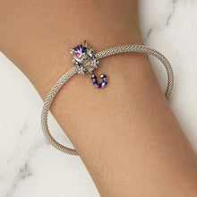 Load image into Gallery viewer, SCC2529 Sterling Silver S925 Fantasy Magic Cat Pendant Accessories DIY Bracelet Beads, SCC2529