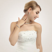 Load image into Gallery viewer, 16cm Fashion Zircon Encrusted Roman Bracelets Platinum-plated Bracelet Jewelry, 16cm