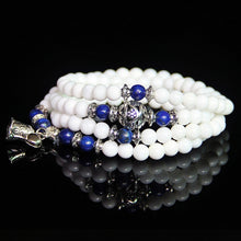 Load image into Gallery viewer, Fashion Jewelry Accessory Garnet Beads Bracelet, Pink Crystal &amp; Elephant &amp; Fish, Red Agate &amp; Elephant, Red Agate &amp; Pi Xiu, Violitde, Garnet, Blue Sandstone &amp; Calabash, Red Agate &amp; Buddha Head, Aquamarine &amp; Longevity Lock, White Jade, Pink Crystal &amp; Cat