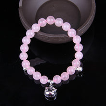 Load image into Gallery viewer, Fashion Jewelry Accessory Garnet Beads Bracelet, Pink Crystal &amp; Elephant &amp; Fish, Red Agate &amp; Elephant, Red Agate &amp; Pi Xiu, Violitde, Garnet, Blue Sandstone &amp; Calabash, Red Agate &amp; Buddha Head, Aquamarine &amp; Longevity Lock, White Jade, Pink Crystal &amp; Cat