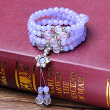 Load image into Gallery viewer, Fashion Jewelry Accessory Garnet Beads Bracelet, Pink Crystal &amp; Elephant &amp; Fish, Red Agate &amp; Elephant, Red Agate &amp; Pi Xiu, Violitde, Garnet, Blue Sandstone &amp; Calabash, Red Agate &amp; Buddha Head, Aquamarine &amp; Longevity Lock, White Jade, Pink Crystal &amp; Cat