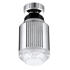 SDF-B5 1 LED ABS Temperature Sensor RGB LED Faucet Light Water Glow Shower, Size: 75 x 37mm, Interface: 22mm (Silver), SDF-B5