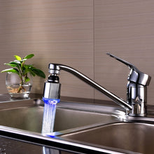 Load image into Gallery viewer, SDF-B5 1 LED ABS Temperature Sensor RGB LED Faucet Light Water Glow Shower, Size: 75 x 37mm, Interface: 22mm (Silver), SDF-B5