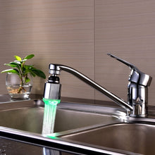 Load image into Gallery viewer, SDF-B5 1 LED ABS Temperature Sensor RGB LED Faucet Light Water Glow Shower, Size: 75 x 37mm, Interface: 22mm (Silver), SDF-B5