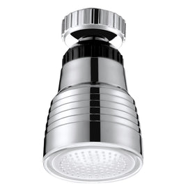 SDF-B10 1 LED ABS Temperature Sensor RGB LED Faucet Light Water Glow Shower, Size: 58 x 38mm, Interface: 22mm (Silver), SDF-B10