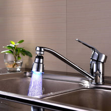 Load image into Gallery viewer, SDF-B10 1 LED ABS Temperature Sensor RGB LED Faucet Light Water Glow Shower, Size: 58 x 38mm, Interface: 22mm (Silver), SDF-B10