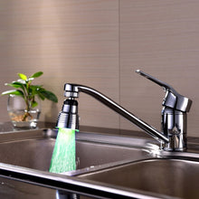 Load image into Gallery viewer, SDF-B10 1 LED ABS Temperature Sensor RGB LED Faucet Light Water Glow Shower, Size: 58 x 38mm, Interface: 22mm (Silver), SDF-B10