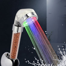 Load image into Gallery viewer, SDS-A23 15 LEDs ABS Temperature Sensor Negative Ions RGB LED Shower Head, Size: 23 x 6.5 x 5.8cm, Interface:  20mm, SDS-A23