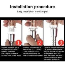 Load image into Gallery viewer, SDS-A23 15 LEDs ABS Temperature Sensor Negative Ions RGB LED Shower Head, Size: 23 x 6.5 x 5.8cm, Interface:  20mm, SDS-A23